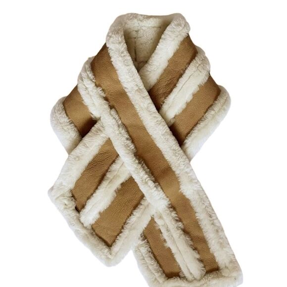 UGG Accessories - UGG Double Cuff Pull Through Scarf Chestnut Sheepskin
